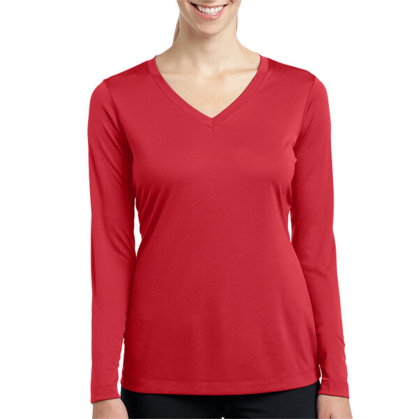 Hart Softball L/S Dry Fit V-Neck - Ladies Thumbnail